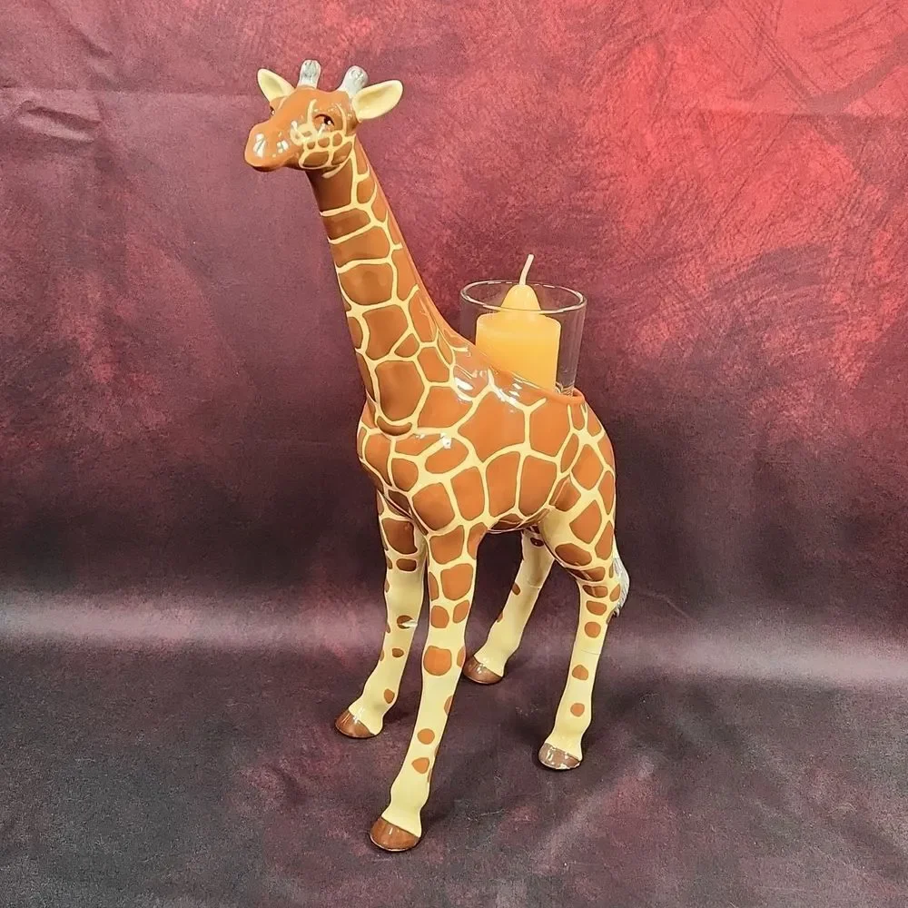 💜PartyLite Giraffe African Inspiration Tealight/Votive Candle Holder